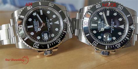 rolex arf vs noob v9|Rolex Submariner – ARF vs NOOB .